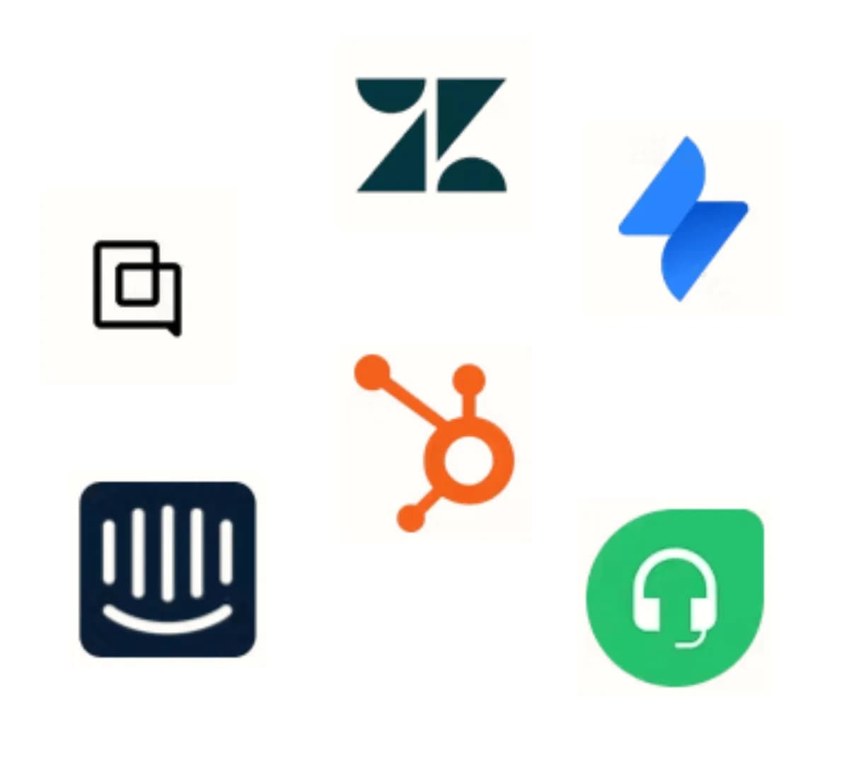 Outils de support compatibles : Zendesk, HubSpot, Intercom, Freshdesk, Jira